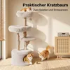 Fudajo Forest Tree 137 cm Kratzbaum natur, Katzenbaum in Produktbild-Vorschau 7