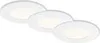 LED Einbauleuchte 3er Set 4000K Ø8,5cm 8W IP44 Kunststoff Produktbild-Vorschau 1