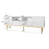 MODFU Lowboard TV-Schrank mit 2 Schublade und 2 Tür, Lange Produktbild-Vorschau 3