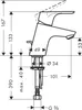 Hansgrohe FOCUS 70 Einhandmischer Waschtisch mit Anteprima dell’immagine prodotto 7