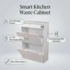 Happy Home Küche Mülleimer Mülleimerschrank mit Schublade Produktbild-Vorschau 10