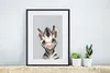 MuchoWow® Gerahmtes Poster Zebra - Kind - Grau 30x40 cm - Produktbild-Vorschau 6