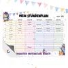Stundenplan magnetisch Grundschule - Süße Monster Design | Produktbild-Vorschau 1