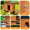 Hühnerstall Holz mit Legenest, Kotwanne und Rampe – Produktbild-Vorschau 4