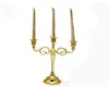Metall-Kerzenhalter, 3-armig, Gold, 26,5x27 cm Podgląd zdjęcia produktu