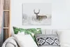 MuchoWow® - Leinwandbilder - Hirsche - Winter - Schnee - Produktbild-Vorschau 5