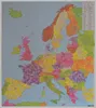 Nástenná mapa Európy s PSČ na zásuvnom podklade 1:3 700 000 Náhľad obrázku produktu 1