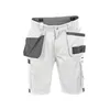 DASSY Arbeitsshorts MONZA Bermuda  weiß/grau Gr.  60 Produktbild-Vorschau 1