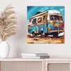 DEQORI Hybrid Leinwand Bild 50x50 cm 'Wüstenroadtrip' Produktbild-Vorschau 4