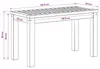 vidaXL Couchtisch Natur 60,5 x 30 x 36 cm Massivholz Akazie Produktbild-Vorschau 7