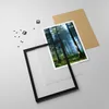 Gerahmtes Poster - Schwarzer Rahmen - Wald Dämmerung die Produktbild-Vorschau 4