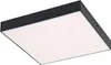 A square, black-framed ceiling light with a white diffuser. Anteprima dell’immagine prodotto