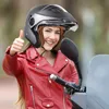 Jethelm Motorradhelm Halbschalenhelm mit Doppelvisier Produktbild-Vorschau 5