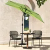 Angel Living 270cm Ombrellone mezzo rotondo in alluminio e Anteprima dell’immagine prodotto 8