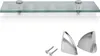 Glasregal 60x10x0,8 cm mit Halterung Glasboden Wandregal Produktbild-Vorschau 1