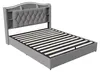 Letto matrimoniale ProximaX 140x190 cm, tessuto in velluto Anteprima dell’immagine prodotto 17
