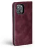 A burgundy flip case for an iPhone 13 is shown against a white background. Produktbild-Vorschau