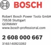 BOSCH 2608000667 BOSCH Bodendüse Anteprima dell’immagine prodotto 4