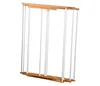 Faltbarer Wäschetrockner, Bambus, Metall 74 x 100 x 43 cm Produktbild-Vorschau 4
