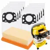 10x ZESÍLENÉ SÁČKY pro vysavače KARCHER WD4, WD5, WD6, MV4, Náhled obrázku produktu 12