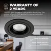 Ledvion lot de 6 spot encastrable LED rond noir 3W blanc Voir les images du produit 8