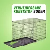 IvoQ Hundebox S - Schwarz - 60x43x49.5cm - Faltbar - Produktbild-Vorschau 2