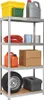 Scaffale 4 livelli 174X80X40 150 Kg Argento Anteprima dell’immagine prodotto 5