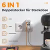 TESSAN USB C Steckdose Mehrfachsteckdose mit 4 USB Produktbild-Vorschau 2