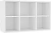 vidaXL Bibliothèque/Sideboard Blanc 66x30x98 cm Bois Voir les images du produit 20