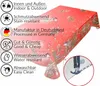 Tischdecke Wachstuch Weihnachten Rot Robust Wasserabweisend Produktbild-Vorschau 5