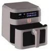 A gray and bronze air fryer with a digital display and a control panel. Podgląd zdjęcia produktu
