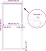 vidaXL Sprchová roleta s kazetou 110x240 cm Šířka látky 106 Náhled obrázku produktu 7