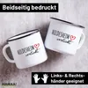 Huuraa Emaille Tasse Hildesheim verliebt 300ml Vintage Produktbild-Vorschau 2