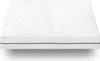 A white mattress with a green stripe is shown from a slightly elevated side angle on a white background. Náhľad obrázku produktu