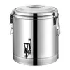 récipient isotherme 40L en acier inoxydable avec couvercle+ Voir les images du produit 8