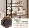 COSTWAY Libreria a 4 ripiani, scaffale da 360° con Anteprima dell’immagine prodotto 6