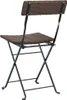 vidaXL Klapstoelen, 2 stuks, bruin, van polyrotan en staal Productafbeelding-voorbeeld 6