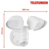 LED Außenleuchte Bewegungsmelder Dauerlicht IP44 10W weiß Produktbild-Vorschau 7
