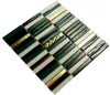 Piastrelle di mosaico in vetro verde e oro, rivestimento in Anteprima dell’immagine prodotto 4