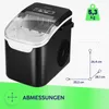 Eiswürfelbereiter MPM MKD-206 100W mit großem schwarzem Produktbild-Vorschau 9