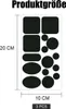 Nylon-Daunenjackenflicken, Reparaturband, selbstklebende Produktbild-Vorschau 2