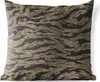 MuchoWow® Outdoor Kissen - Camouflage-Muster mit Streifen - Produktbild-Vorschau 1