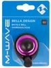 M-wave Bella Design Fahrradklingel Schwarz,Rosa  Produktbild-Vorschau 2