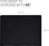 kwmobile 65" TV Abdeckung Indoor - Fernseher Hülle Produktbild-Vorschau 10