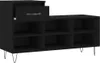 vidaXL Schuhregal Schwarz 102x36x60 cm Holzwerkstoff Produktbild-Vorschau 6