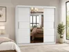 Schwebetürenschrank ASTRALL Kleiderschrank Schrank 233 cm Produktbild-Vorschau 2
