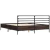 Design Bettgestell Braun Eichen-Optik 120x200 cm Produktbild-Vorschau 6