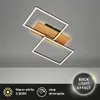 LED Deckenlampe Holz Deckenleuchte Wohnzimmer Dimmbar Produktbild-Vorschau 2