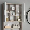 A bathroom cabinet with various items on its shelves. Anteprima dell’immagine prodotto