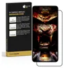 A product box with installation instructions for a screen protector and a smartphone with a graphic display. Produktbild-Vorschau